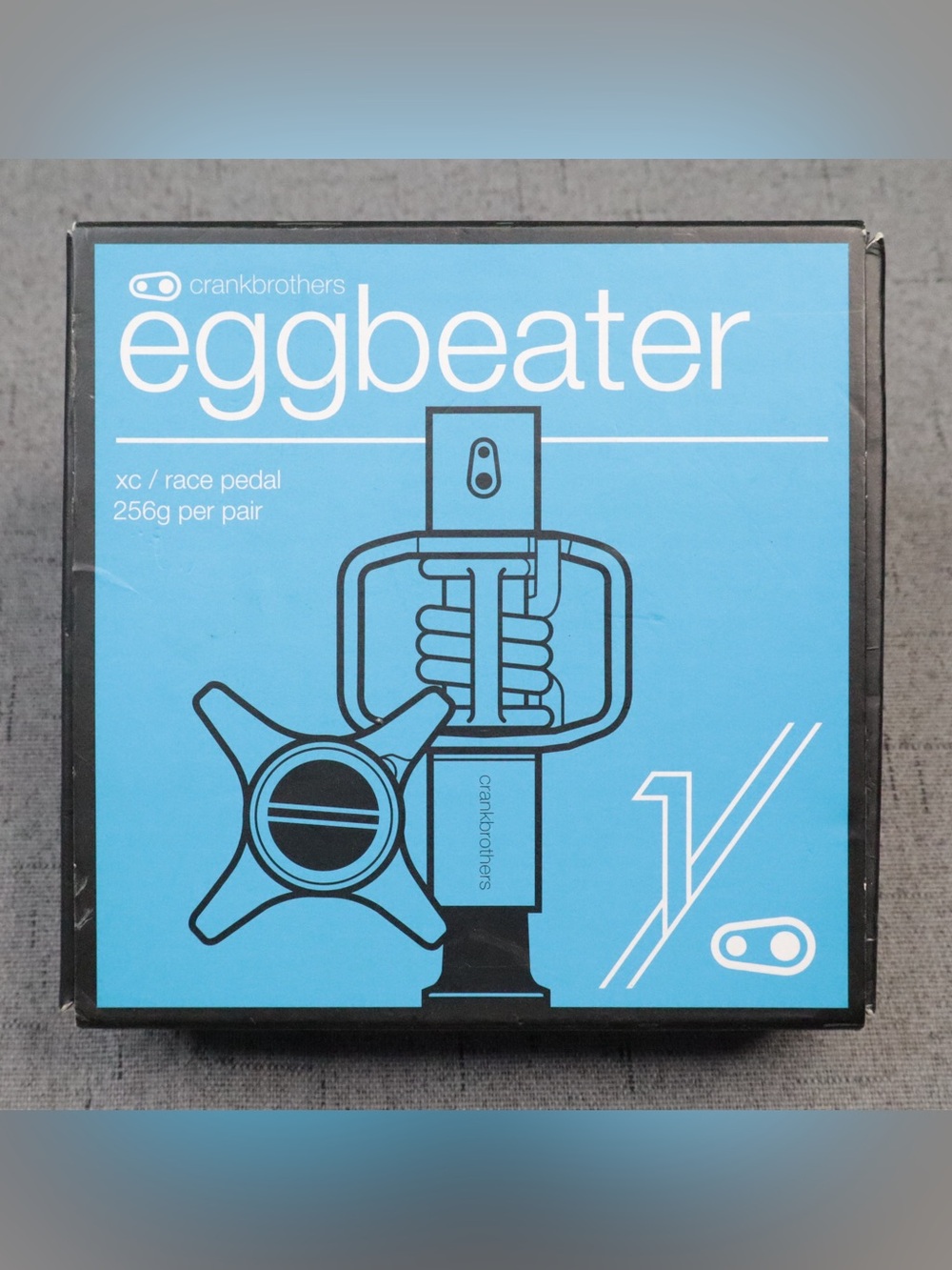 Crankbrothers Eggbeater 1 XC Race Pedal Mountain Bike MTB PSilver New - Picture 6 of 8
